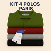 KIT 4 POLOS PARIS