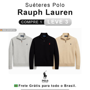 🔥 [ COMPRE 1 LEVE 3 ] - Suéteres Polo Manga Longa Premium